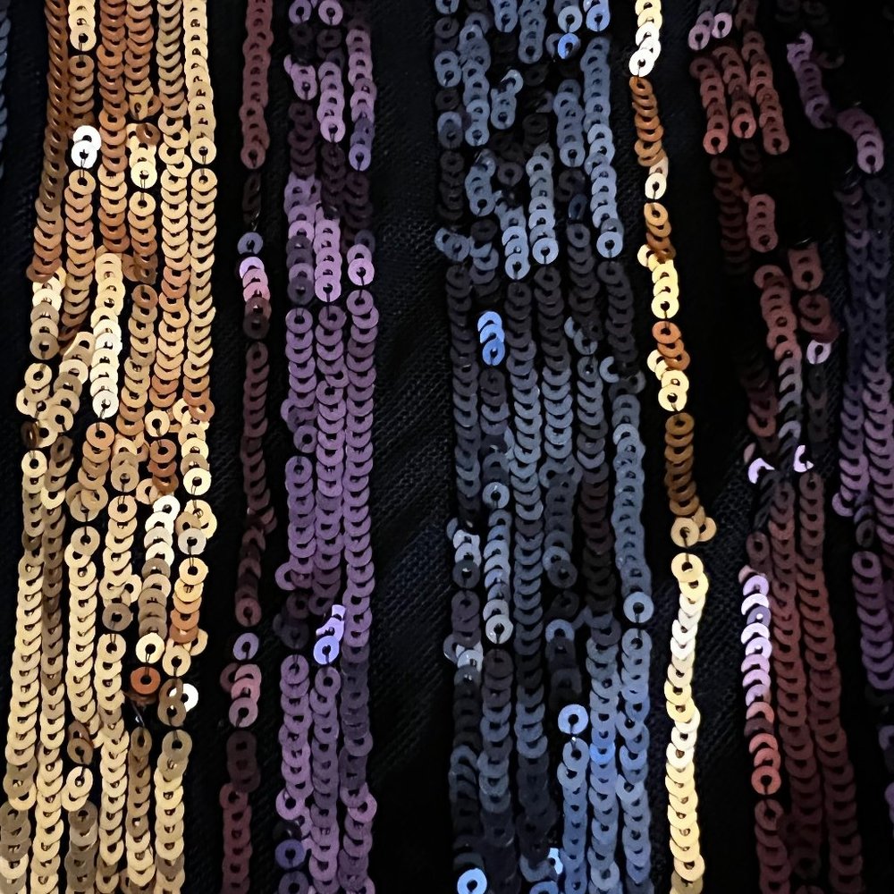 Forever 21 Multicolored Sequin Romper Size S